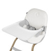 Lionelo Dalia Set - набор шезлонг-качалка для новорожденного и стульчик для кормления, функциональность 4 в 1, легкая трансформация • Grey Stone Natural