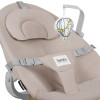 Lionelo Dalia Set - набор шезлонг-качалка для новорожденного и стульчик для кормления, функциональность 4 в 1, легкая трансформация • Grey Stone Natural