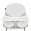 Lionelo Dalia Set - набор шезлонг-качалка для новорожденного и стульчик для кормления, функциональность 4 в 1, легкая трансформация • Grey Stone Natural