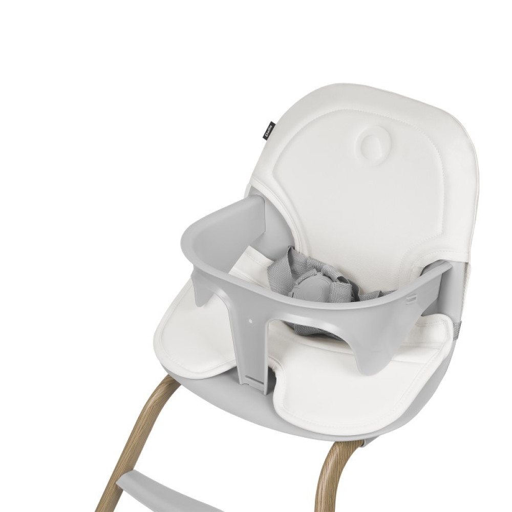Lionelo Dalia Set - набор шезлонг-качалка для новорожденного и стульчик для кормления, функциональность 4 в 1, легкая трансформация • Grey Stone Natural