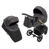 Коляска 2 в 1 Bair Onyx Soft OS-747, black (680957)