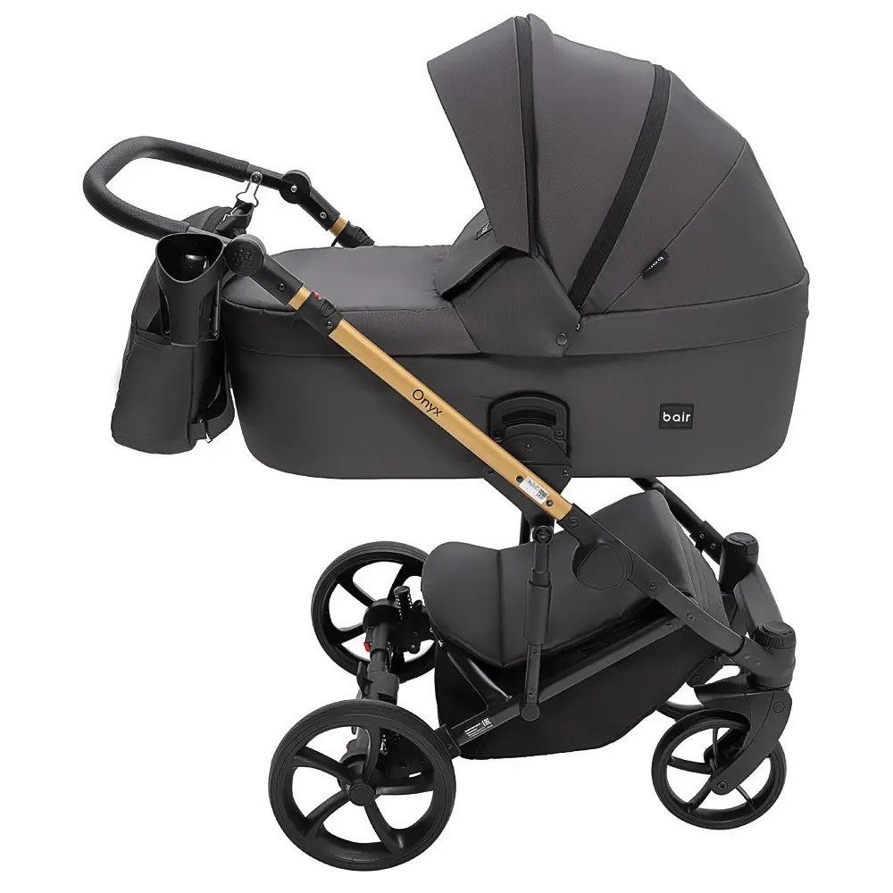 Коляска 2 в 1 Bair Onyx Soft OS-747, black (680957) Коляска 2 в 1 Bair Onyx Soft OS-747, black (680957)