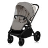 Lionelo Mika Plus - дитяча коляска 2 в 1, всесезонний візочок з люлькою для новонароджених, швидке складання • Beige Sand