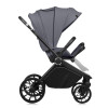 Lionelo Mika Plus - детская коляска 2 в 1,  всесезонная коляска с люлькой для новорожденных, быстрое складывание • Grey Stone