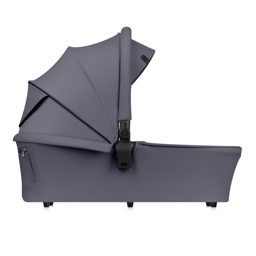 Lionelo Mika Plus - детская коляска 2 в 1,  всесезонная коляска с люлькой для новорожденных, быстрое складывание • Grey Stone