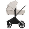 Lionelo Mika Plus - детская коляска 3 в 1,  автокресло, всесезонная коляска с люлькой для новорожденных, быстрое складывание • Beige Sand