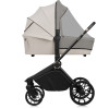 Lionelo Mika Plus - детская коляска 3 в 1,  автокресло, всесезонная коляска с люлькой для новорожденных, быстрое складывание • Beige Sand
