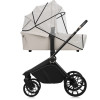 Lionelo Mika Plus - детская коляска 3 в 1,  автокресло, всесезонная коляска с люлькой для новорожденных, быстрое складывание • Beige Sand