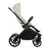 Lionelo Mika Plus - детская коляска 3 в 1,  автокресло, всесезонная коляска с люлькой для новорожденных, быстрое складывание • Beige Sand