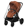 Lionelo Mika Plus - детская коляска 3 в 1,  автокресло, всесезонная коляска с люлькой для новорожденных, быстрое складывание • Brown Rust