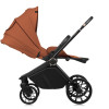 Lionelo Mika Plus - детская коляска 3 в 1,  автокресло, всесезонная коляска с люлькой для новорожденных, быстрое складывание • Brown Rust