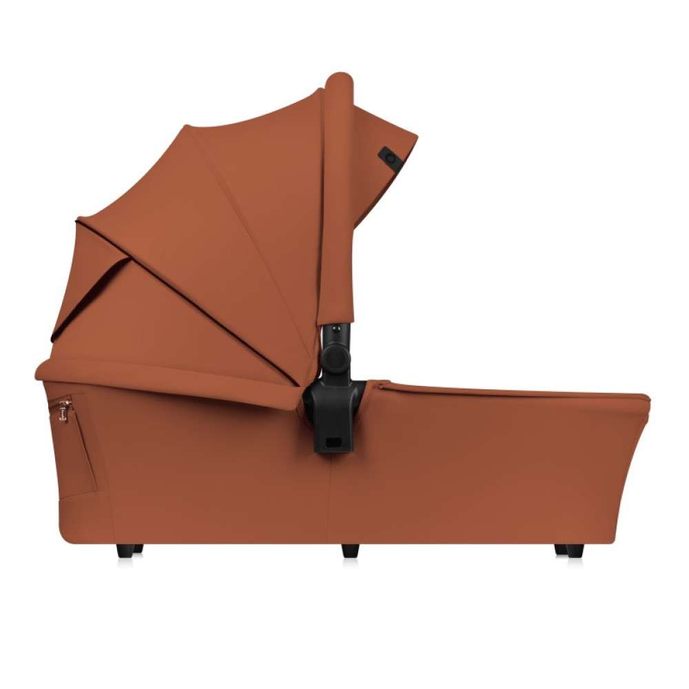 Lionelo Mika Plus - детская коляска 3 в 1,  автокресло, всесезонная коляска с люлькой для новорожденных, быстрое складывание • Brown Rust