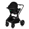 Lionelo Mika Plus - детская коляска 3 в 1,  автокресло, всесезонная коляска с люлькой для новорожденных, быстрое складывание • Brown Rust