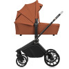 Lionelo Mika Plus - детская коляска 3 в 1,  автокресло, всесезонная коляска с люлькой для новорожденных, быстрое складывание • Brown Rust