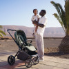 Lionelo Mika Plus - детская коляска 3 в 1,  автокресло, всесезонная коляска с люлькой для новорожденных, быстрое складывание • Brown Rust