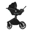 Lionelo Mika Plus - детская коляска 3 в 1,  автокресло, всесезонная коляска с люлькой для новорожденных, быстрое складывание • Green Olive