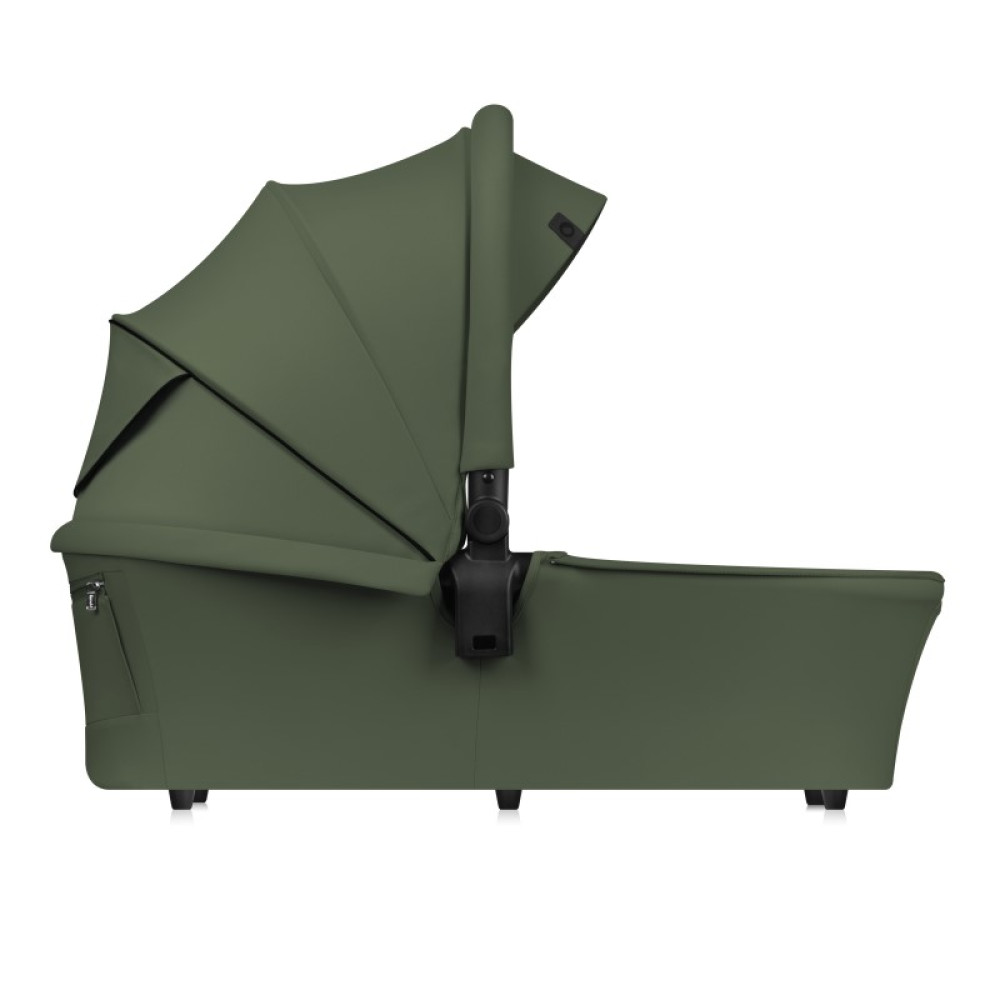 Lionelo Mika Plus - детская коляска 3 в 1,  автокресло, всесезонная коляска с люлькой для новорожденных, быстрое складывание • Green Olive