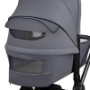 Lionelo Mika Plus - дитяча коляска 3 в 1, автокрісло, всесезонний візочок з люлькою для новонароджених, швидке складання • Grey Stone