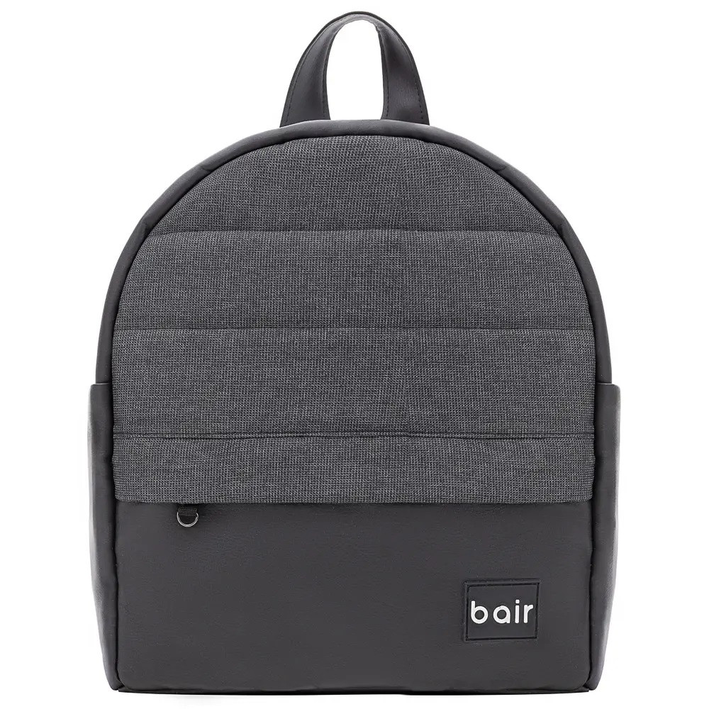 Bair Kiwi Plus Soft - дитяча коляска 2 в 1, всесезонний візочок з люлькою для новонароджених • Graphite (BKP-219)