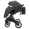 Bair Kiwi Plus Soft - дитяча коляска 2 в 1, всесезонний візочок з люлькою для новонароджених • Graphite (BKP-219)