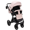 Bair Kiwi Plus Eco - дитяча коляска 2 в 1, всесезонний візочок з люлькою для новонароджених • Powder Pink (BKP-28)
