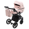 Bair Kiwi Plus Eco - дитяча коляска 2 в 1, всесезонний візочок з люлькою для новонароджених • Powder Pink (BKP-28)