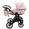 Bair Kiwi Plus Eco - дитяча коляска 2 в 1, всесезонний візочок з люлькою для новонароджених • Powder Pink (BKP-28)