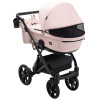 Bair Kiwi Plus Eco - дитяча коляска 2 в 1, всесезонний візочок з люлькою для новонароджених • Powder Pink (BKP-28)