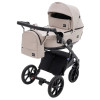 Bair Kiwi Plus Eco - детская коляска 2 в 1,  всесезонная коляска с люлькой для новорожденных •  Capuchino (BKP-33)