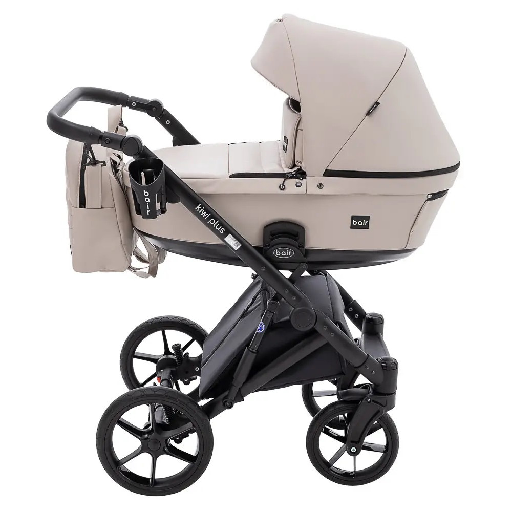 Bair Kiwi Plus Eco - детская коляска 2 в 1, всесезонная коляска с люлькой для новорожденных • Capuchino (BKP-33) Bair Kiwi Plus Eco - детская коляска 2 в 1, всесезонная коляска с люлькой для новорожденных • Capuchino (BKP-33)