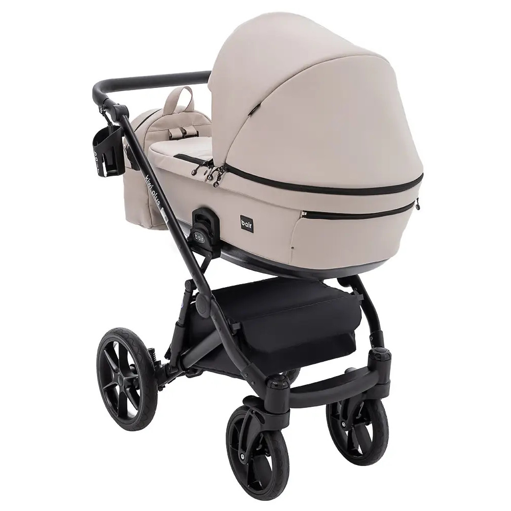 Bair Kiwi Plus Eco - детская коляска 2 в 1, всесезонная коляска с люлькой для новорожденных • Capuchino (BKP-33) Bair Kiwi Plus Eco - детская коляска 2 в 1, всесезонная коляска с люлькой для новорожденных • Capuchino (BKP-33)