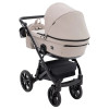 Bair Kiwi Plus Eco - детская коляска 2 в 1, всесезонная коляска с люлькой для новорожденных • Capuchino (BKP-33)