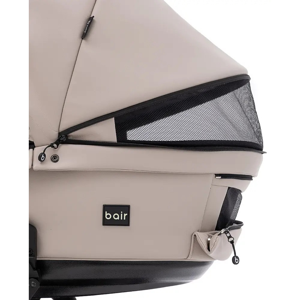 Bair Kiwi Plus Eco - детская коляска 2 в 1, всесезонная коляска с люлькой для новорожденных • Capuchino (BKP-33) Bair Kiwi Plus Eco - детская коляска 2 в 1, всесезонная коляска с люлькой для новорожденных • Capuchino (BKP-33)