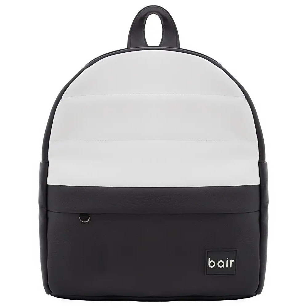 Bair Kiwi Plus Eco - детская коляска 2 в 1,  всесезонная коляска с люлькой для новорожденных • White/Black (BKP-51/15)