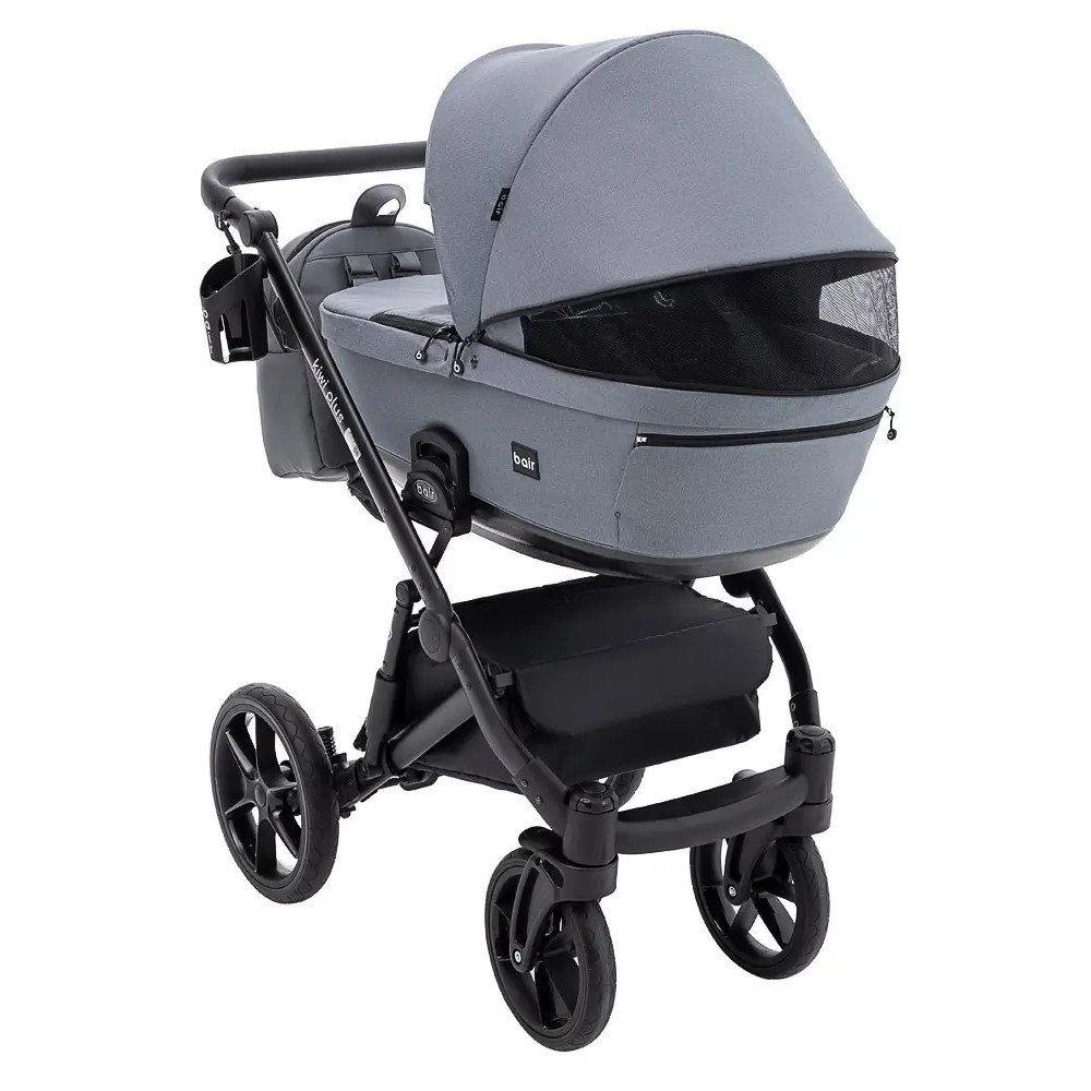 Bair Kiwi Plus Soft - дитяча коляска 2 в 1, всесезонний візочок з люлькою для новонароджених • Grey (BKP-218) Bair Kiwi Plus Soft - дитяча коляска 2 в 1, всесезонний візочок з люлькою для новонароджених • Grey (BKP-218)