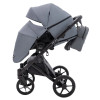 Bair Kiwi Plus Soft - дитяча коляска 2 в 1, всесезонний візочок з люлькою для новонароджених • Grey (BKP-218)