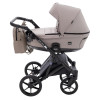 Bair Kiwi Plus Soft - детская коляска 2 в 1, всесезонная коляска с люлькой для новорожденных • Capuchino (BKP-455)