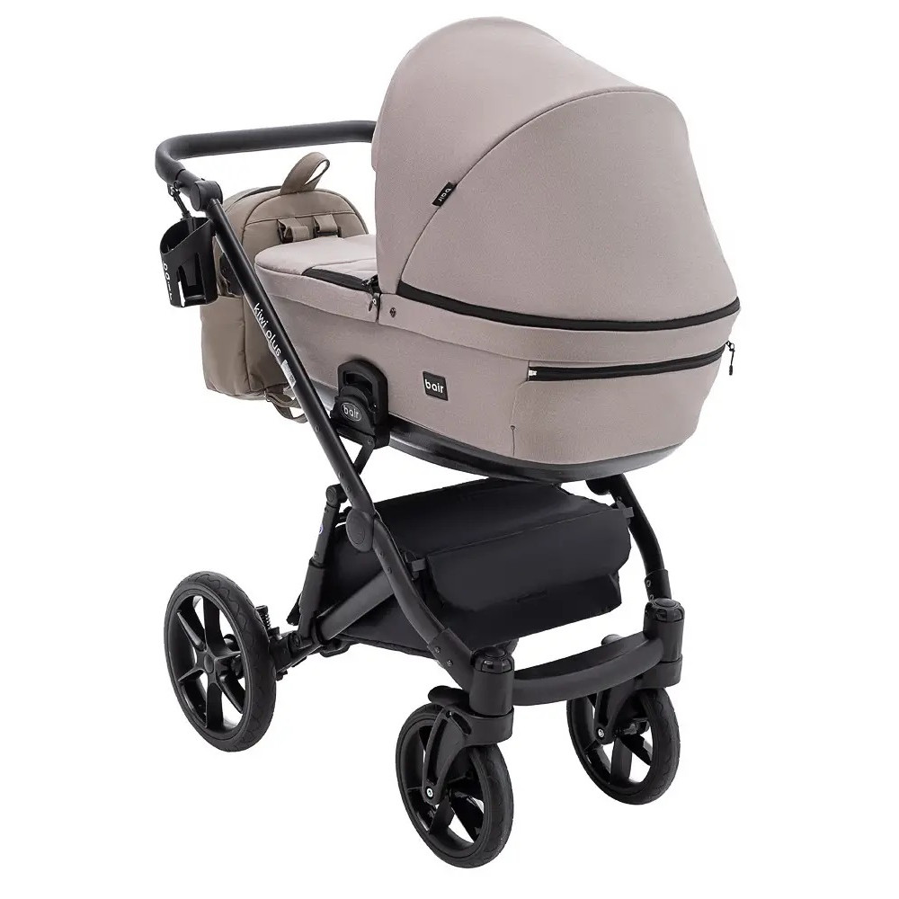 Bair Kiwi Plus Soft - детская коляска 2 в 1, всесезонная коляска с люлькой для новорожденных • Capuchino (BKP-455) Bair Kiwi Plus Soft - детская коляска 2 в 1, всесезонная коляска с люлькой для новорожденных • Capuchino (BKP-455)