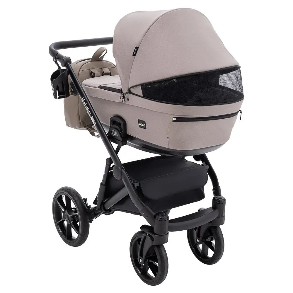 Bair Kiwi Plus Soft - детская коляска 2 в 1, всесезонная коляска с люлькой для новорожденных • Capuchino (BKP-455) Bair Kiwi Plus Soft - детская коляска 2 в 1, всесезонная коляска с люлькой для новорожденных • Capuchino (BKP-455)