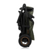 Lionelo Amber Plus - детская коляска 2 в 1, всесезонная коляска с люлькой для новорожденных, быстрое складывание, высокое крепление люльки (75 см) • Green Forest