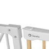Lionelo Truus Slim - бар'єр, захисні ворота для дітей (регульована ширина 75 - 105 см) • White Natural