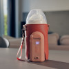 Lionelo Thermup Go Evo - мобильный подогреватель для бутылочек, 5 уровней нагрева, USB-C, до 9 часов работы, ⌀50-80 мм • Black Gold