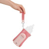 Lionelo Thermup Go Evo - мобильный подогреватель для бутылочек, 5 уровней нагрева, USB-C, до 9 часов работы, ⌀50-80 мм • Coral Pink