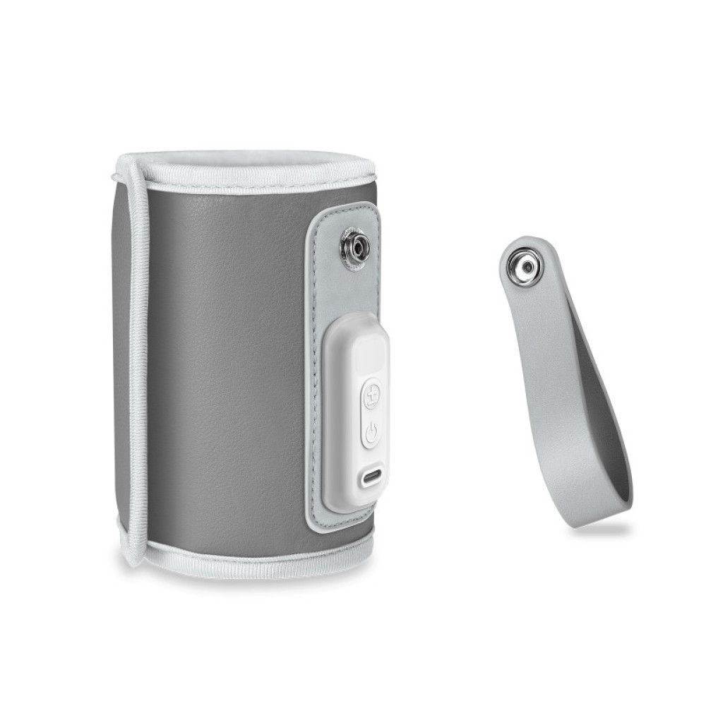Lionelo Thermup Go - мобільний підігрівач для пляшечок, 5 рівнів нагріву, USB-C, режим підтримки температури • Grey Silver Lionelo Thermup Go - мобільний підігрівач для пляшечок, 5 рівнів нагріву, USB-C, режим підтримки температури • Grey Silver