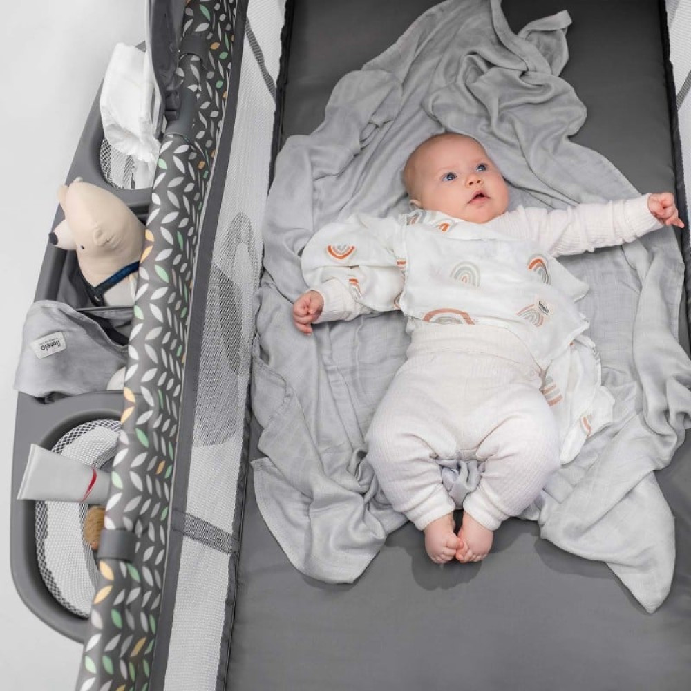 Lionelo Bamboo Swaddle - бамбукова пелюшка для новонародженого • Yellow Lemon