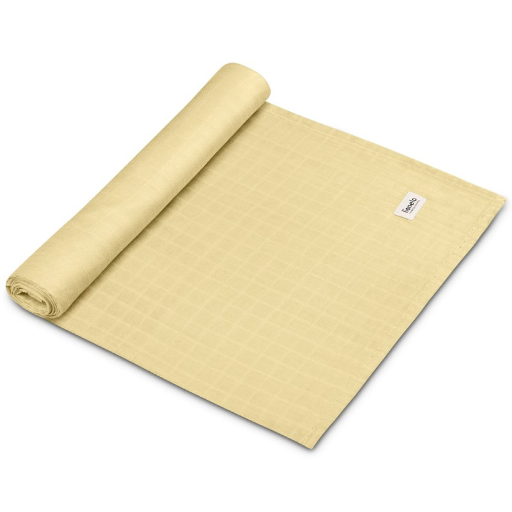 Lionelo Bamboo Swaddle - бамбукова пелюшка для новонародженого • Yellow Lemon