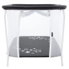 Bair Basic MB-05 - детский игровой манеж, сетка, бокойвой вход, кольцо • Черный (680839)
