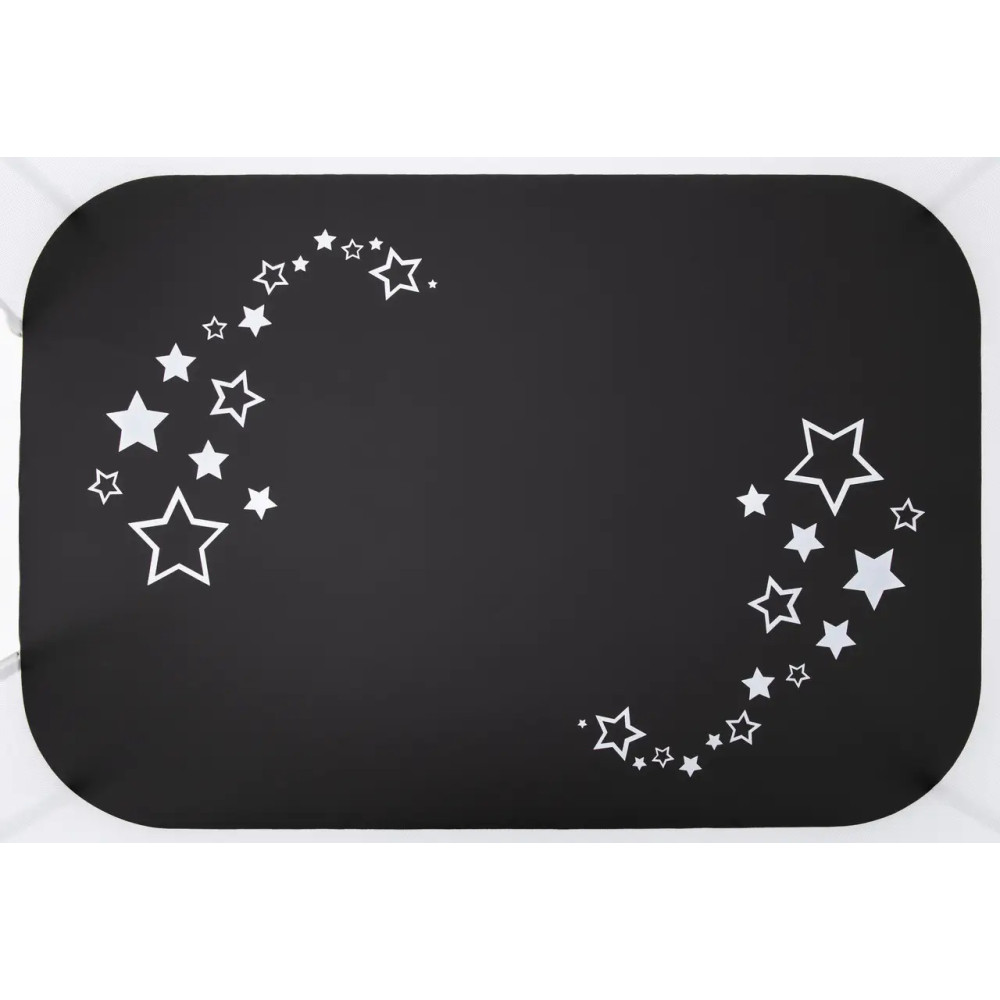 Bair Basic MB-05 - детский игровой манеж, сетка, бокойвой вход, кольцо • Черный (680839)