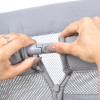 Кроватка-люлька с функцией манежа, укачивающий режим 3378 Grey
