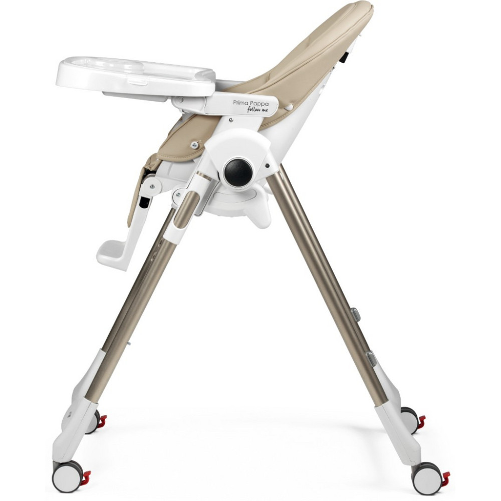 Peg Perego Prima Pappa Follow Me - стільчик для годування, шезлонг для новонароджених (регулювання по висоті, нахил спинки, регулювання підніжки), чохол з екошкіри, 4 колеса, компактне складання • Astral Peg Perego Prima Pappa Follow Me - стільчик для годування, шезлонг для новонароджених (регулювання по висоті, нахил спинки, регулювання підніжки), чохол з екошкіри, 4 колеса, компактне складання • Astral
